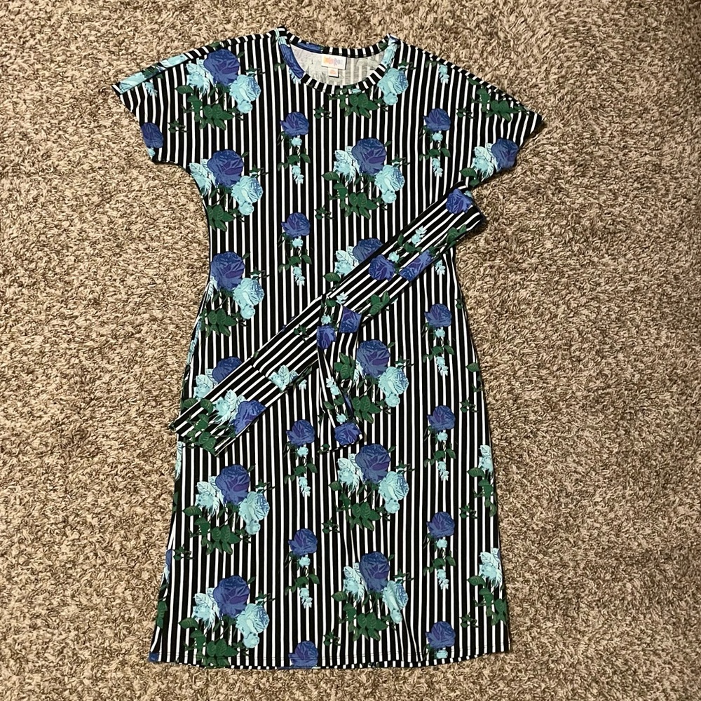 Striped Floral Marly Dress